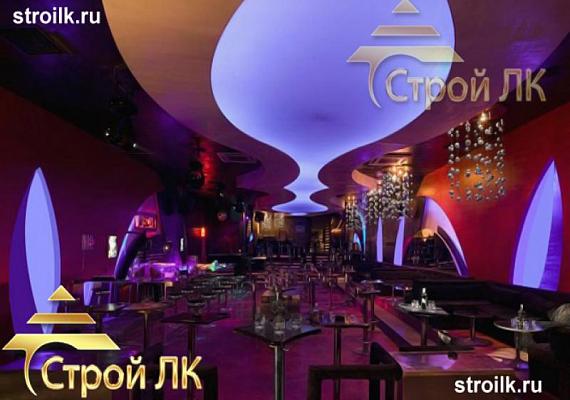 Натяжные потолки для бара и кафе